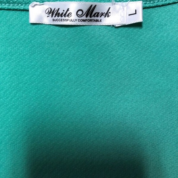 teal white mark dress - Picture 3 of 3